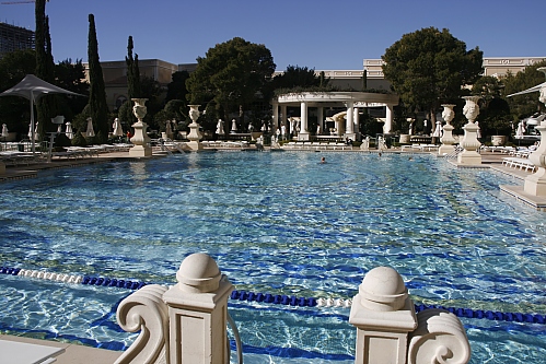 Poollandschaft des Bellagio